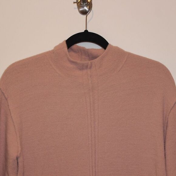 Caslon Pink Funnel Neck Long Sleeve Dress Women Size Small - Picture 6 of 15